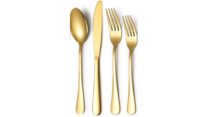 Gold Flatware Full Set: Alternate Style rental Central Pennsylvania, PA