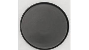 Black Organic Rim Dinner Plate rental Northern Virginia - Winchester - Leesburg, VA