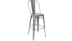 Silver Tolix Bar Chair rental Northern Virginia - Winchester - Leesburg, VA