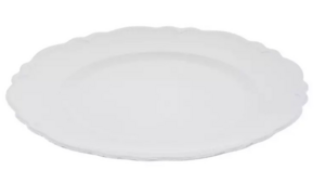 White Scallop Charger Plate rental Northern Virginia - Winchester - Leesburg, VA