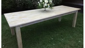 Greywash Farmhouse Table rental Frederick, MD
