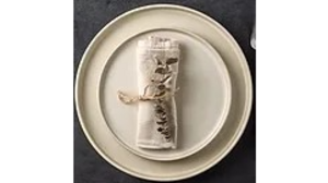Linen Straight Edge Salad Plate rental Frederick, MD