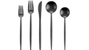 Black Dinner Fork rental Frederick, MD