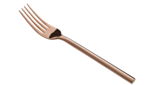 Rose Gold Dinner Fork rental Frederick, MD