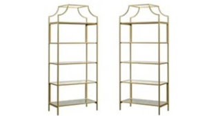 Gold & Glass Shelf rental Frederick, MD