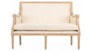 French Country Settee - Ivory rental Frederick, MD