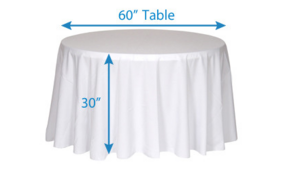 120" Round Linen Poly Standard rental Frederick, MD