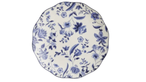 Blue Scallop Salad Plate rental Frederick, MD