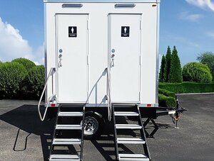 2 Stall Restroom Trailer rental Philadelphia, PA