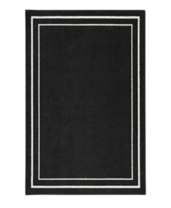Black Metro Rug rental Chicago, IL