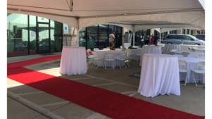 4' W X 25' L Red Carpet Runner rental Dallas-Ft. Worth, TX