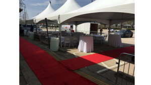 4' W X 50' L. Red Carpet Runner rental Dallas-Ft. Worth, TX