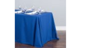 90"X132" Royal Blue Polyester Tablecloths rental Dallas-Ft. Worth, TX