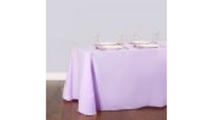 90"X132" Lavender Polyester Tablecloths rental Dallas-Ft. Worth, TX
