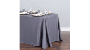 90"X156" Charcoal Polyester Tablelcoths rental Dallas-Ft. Worth, TX
