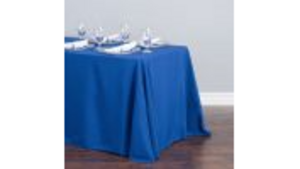90"X156" Royal Blue Polyester Tablecloths rental Dallas-Ft. Worth, TX