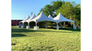 40'X100' High Peak Tent rental Dallas-Ft. Worth, TX