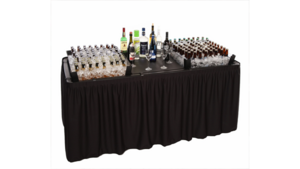 6' Chill Bar Table W/ Skirting rental Dallas-Ft. Worth, TX