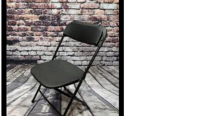 Black Folding Chairs rental Dallas-Ft. Worth, TX