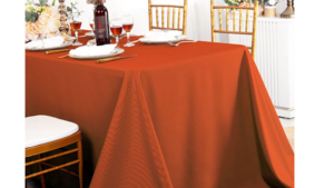 90"X156" Rust-Burnt Orange rental Dallas-Ft. Worth, TX
