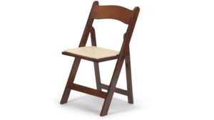 Fruitwood Chairs With Ivory Pad rental Dallas-Ft. Worth, TX