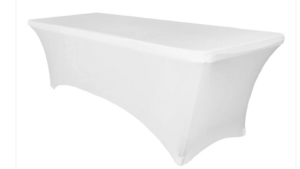 8 Ft Rectangle Spandex Table Cover rental Dallas-Ft. Worth, TX