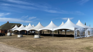 40’X120’ High Peak Tent rental Dallas-Ft. Worth, TX