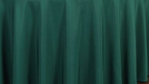 90"X156" Hunter Green Tablecloth rental Dallas-Ft. Worth, TX