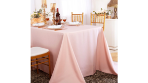 90"X132" Seamless Rectangular Premium Polyester rental Dallas-Ft. Worth, TX