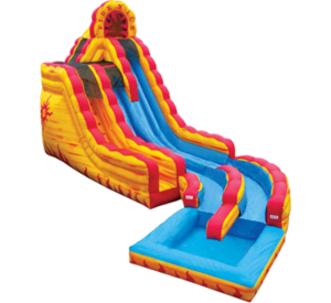 20' Dry or Water Slide - Fire N Ice rental Houston, TX
