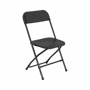Black Plastic Chair rental Chattanooga, TN