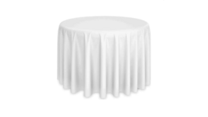 Table Linen - Round - White rental Chattanooga, TN