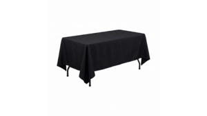 Table Linen - Rectangular - Black rental Chattanooga, TN
