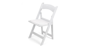 Chairs - White, Resin Folding Padded rental Leavenworth - Wenatche Valley, WA