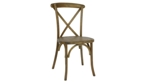 Farmhouse Cross Back Chair- Natural w/ Black Grain rental Leavenworth - Wenatche Valley, WA