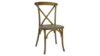 Farmhouse Cross Back Chair- Natural w/ Black Grain rental in Leavenworth - Wenatche Valley, WA