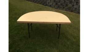 Half Round Table rental Leavenworth - Wenatche Valley, WA
