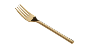 Modern Gold Salad/ Dessert Fork rental Leavenworth - Wenatche Valley, WA