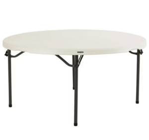 Tables, 5' Round Plastic (Seats Up To 8) rental Richmond, VA