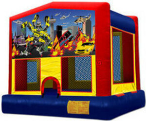 13x13 Bounce House with Robocar Panel rental Houston, TX