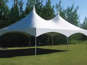 Tent, 20' X 30' High Peak Frame - Solid White rental Richmond, VA