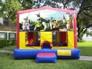 15x15 Shrek Bounce House  rental Houston, TX