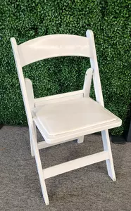 Chairs, White Resin --Padded Seat Weight Limit ... rental Richmond, VA