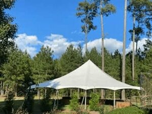 Tent, 40' X 40' Pole Style - Solid White (1 Cen... rental Richmond, VA