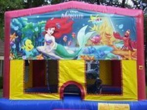 15x15 Little Mermaid Bounce House  rental Houston, TX