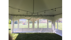Tent Wall - 8ft Height X 20ft Wide, Window rental Leavenworth - Wenatche Valley, WA