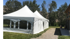 Tent Wall - 9'3" Height X 20ft Wide, Window rental Leavenworth - Wenatche Valley, WA