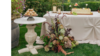 Table, Small Pedestal, Wood, Marble rental in Leavenworth - Wenatche Valley, WA