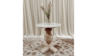Table, Small Pedestal, Wood, Marble rental in Leavenworth - Wenatche Valley, WA