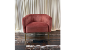 Chair, Velvet Rose With Gold Legs rental Leavenworth - Wenatche Valley, WA